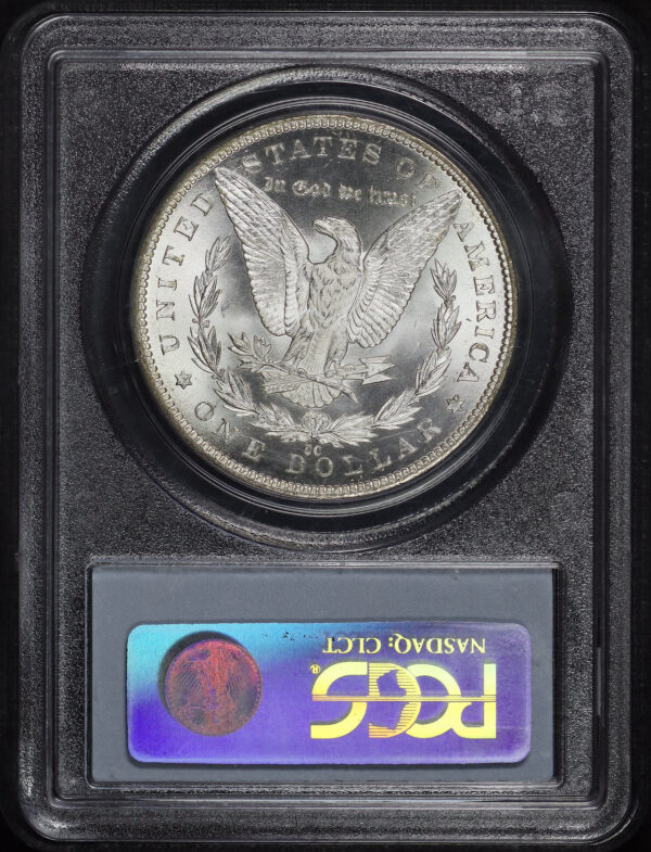 Reverse of this 1884-CC Morgan Dollar PCGS MS-65