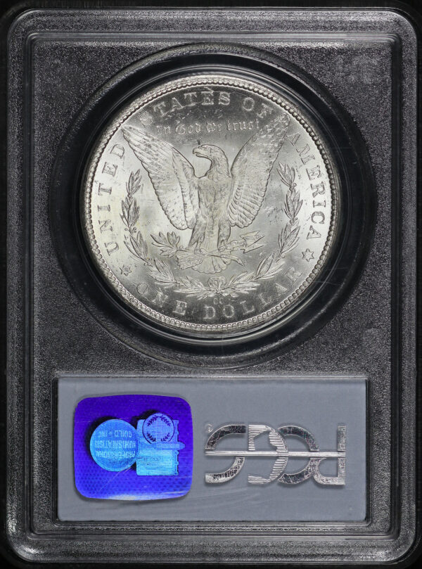 Reverse of this 1884-CC Morgan Dollar PCGS MS-66