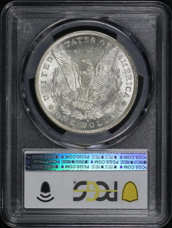 Reverse of this 1884-O Morgan Dollar PCGS MS-64+