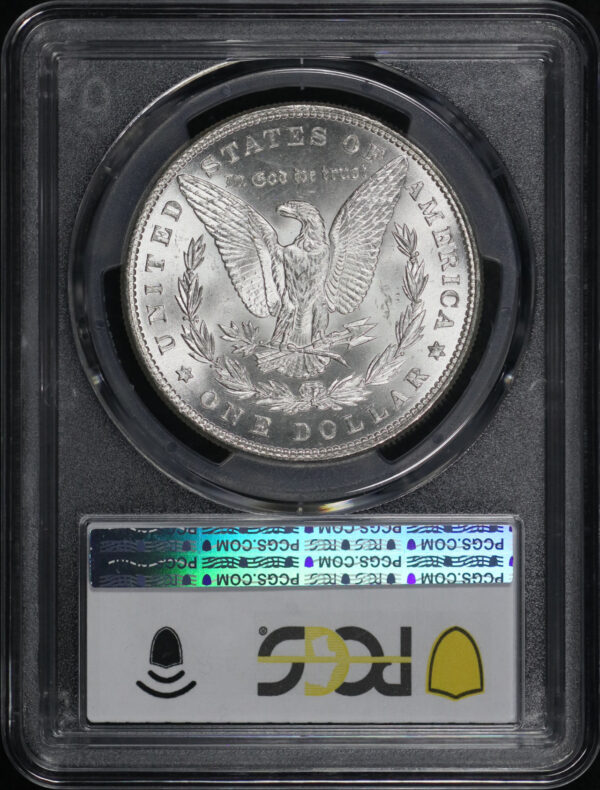 Reverse of this 1885 Morgan Dollar PCGS MS-63+