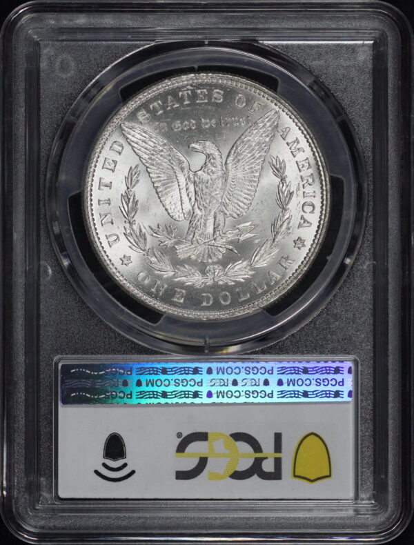 Reverse of this 1885 Morgan Dollar PCGS MS-63+