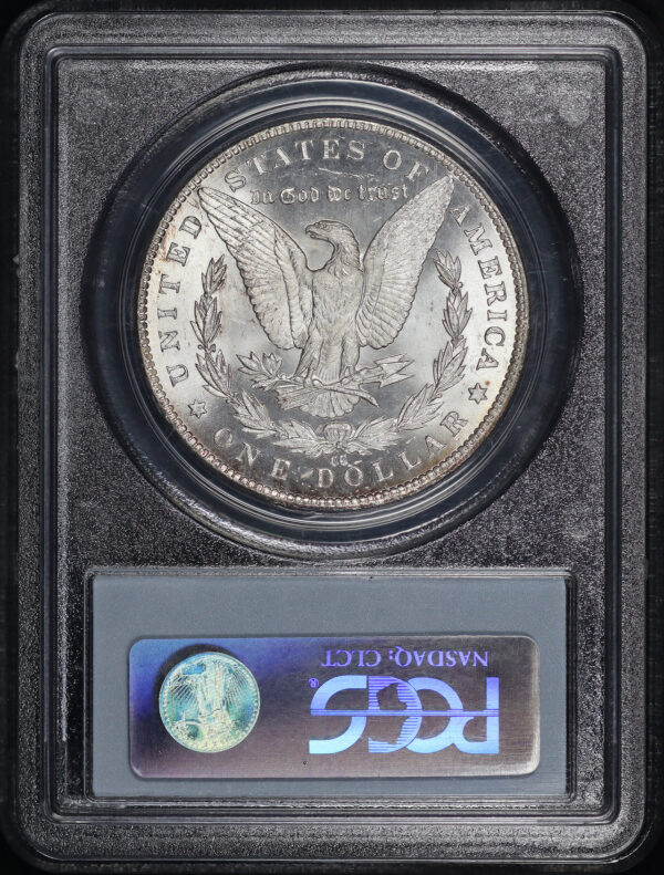 Reverse of this 1885-CC Morgan Dollar PCGS MS-63