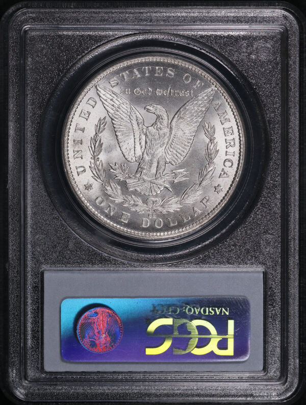 Reverse of this 1885-CC Morgan Dollar PCGS MS-64