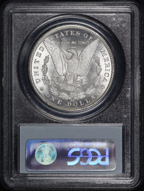 Reverse of this 1885-CC Morgan Dollar PCGS MS-65