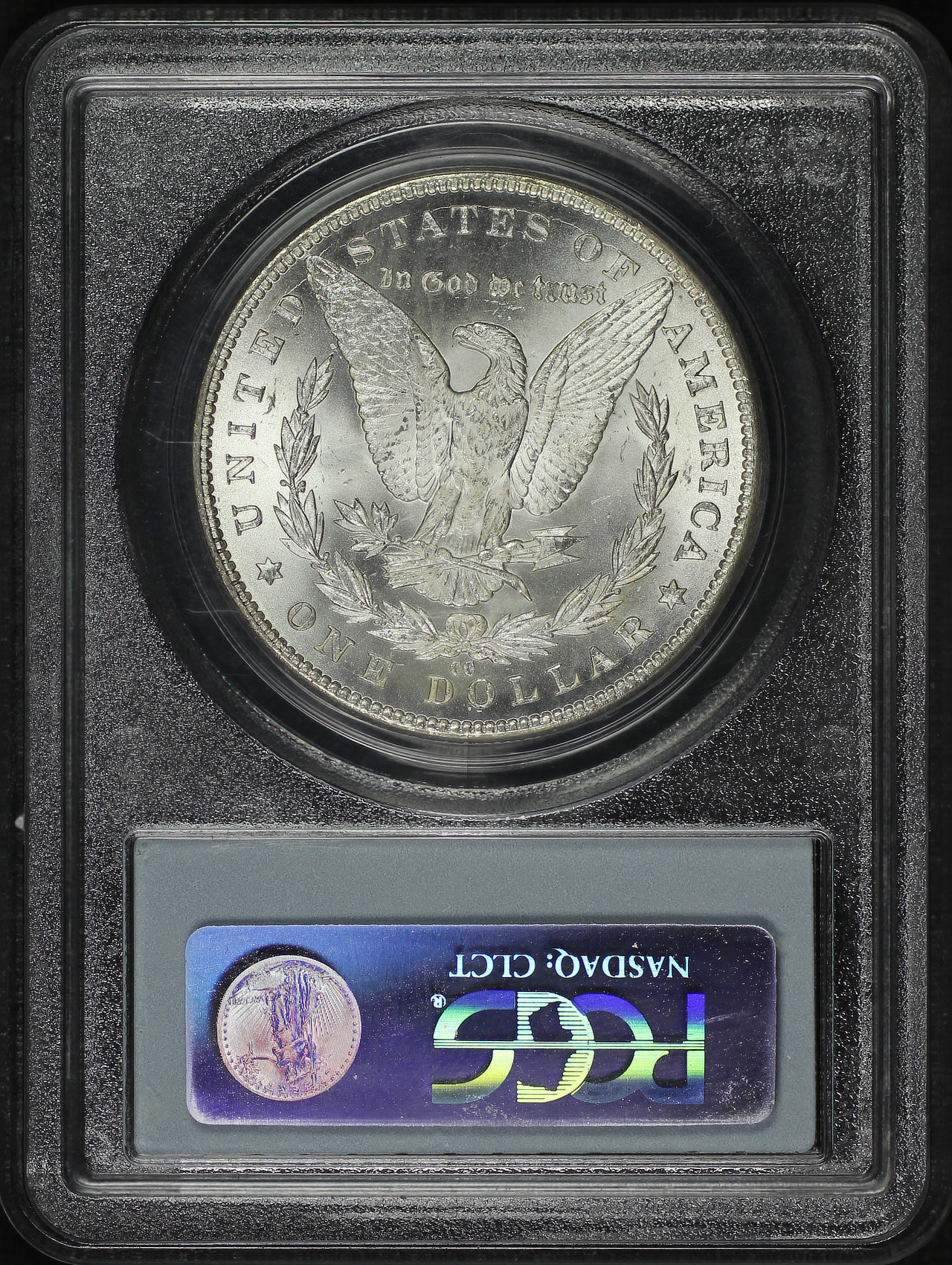 Reverse of this 1885-CC Morgan Dollar PCGS MS-65