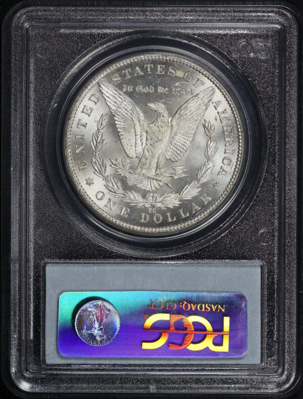 Reverse of this 1885-CC Morgan Dollar PCGS MS-65