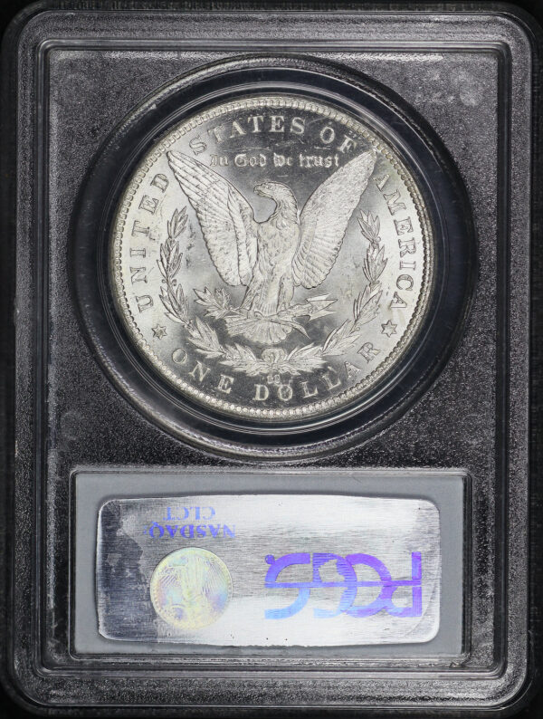 Reverse of this 1885-CC Morgan Dollar PCGS MS-65