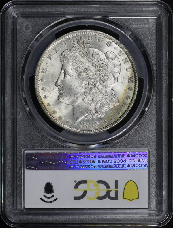 Reverse of this 1885-O Morgan Dollar PCGS MS-63