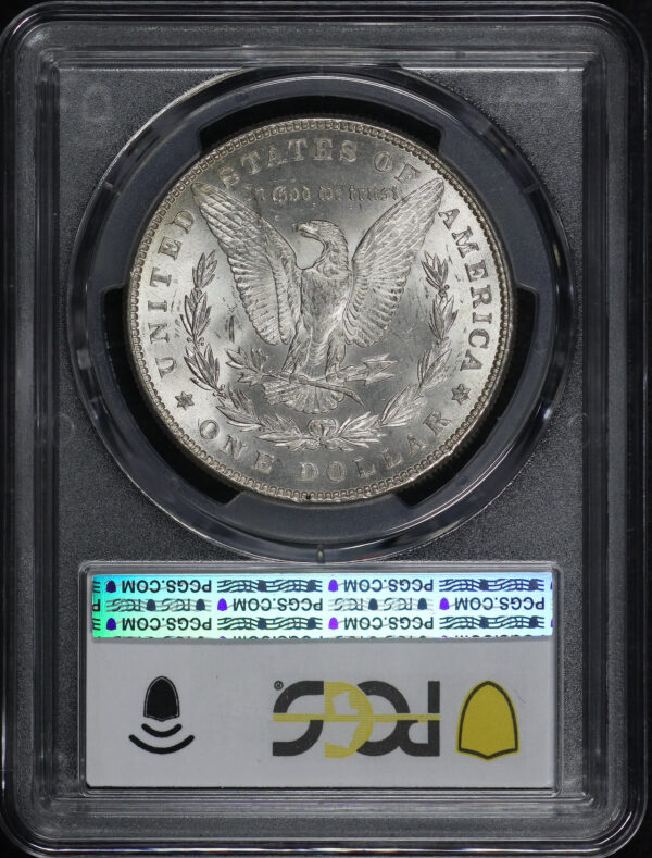 Reverse of this 1886 Morgan Dollar PCGS MS-63