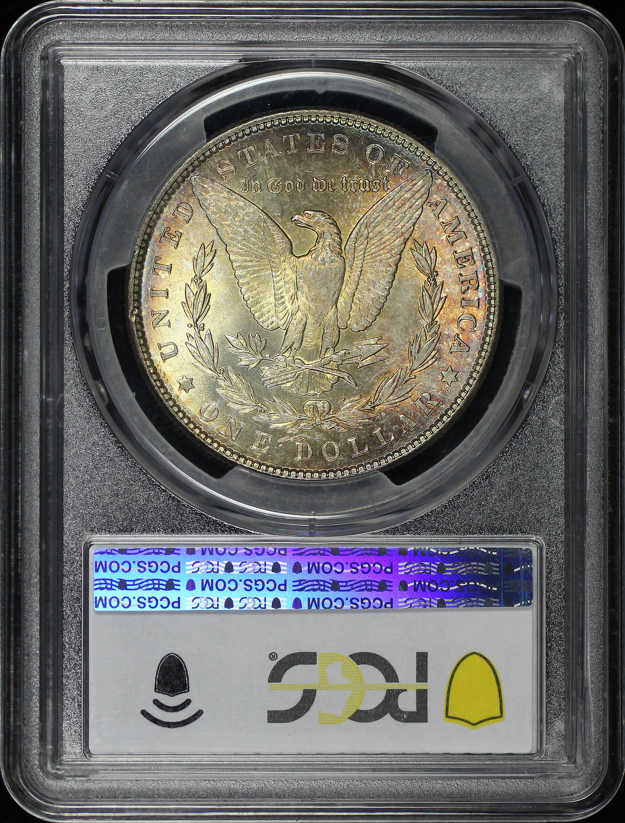 Reverse of this 1886 Morgan Dollar PCGS MS-64