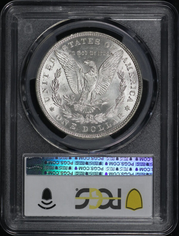 Reverse of this 1886 Morgan Dollar PCGS MS-64