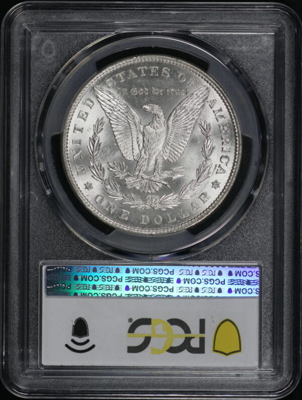 Reverse of this 1886 Morgan Dollar PCGS MS-64