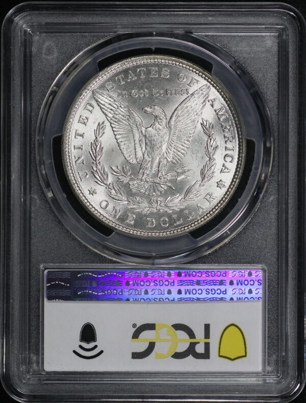 Reverse of this 1886 Morgan Dollar PCGS MS-65
