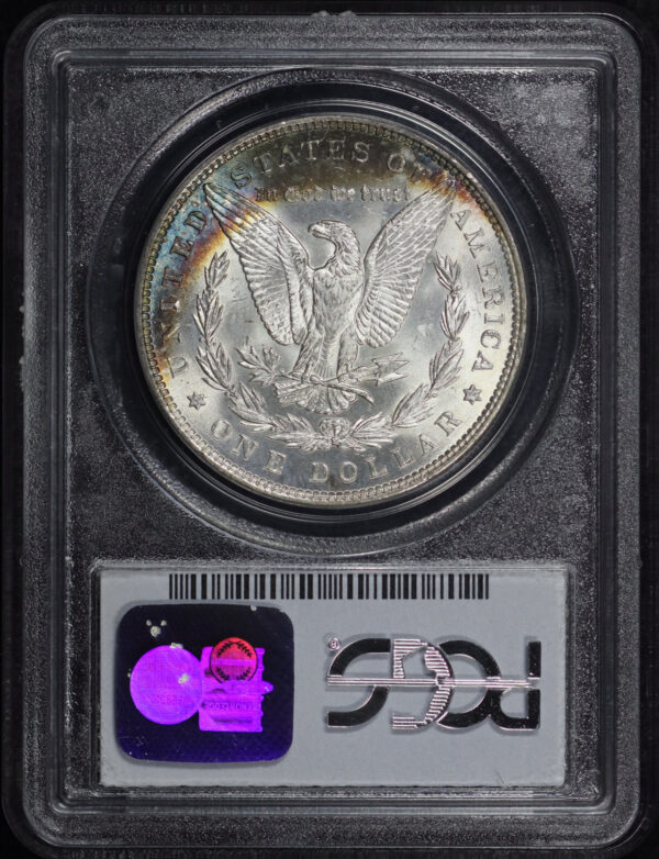 Reverse of this 1886 Morgan Dollar PCGS MS-65
