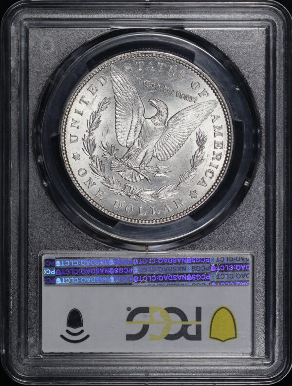 Reverse of this 1887 Morgan Dollar PCGS MS-62