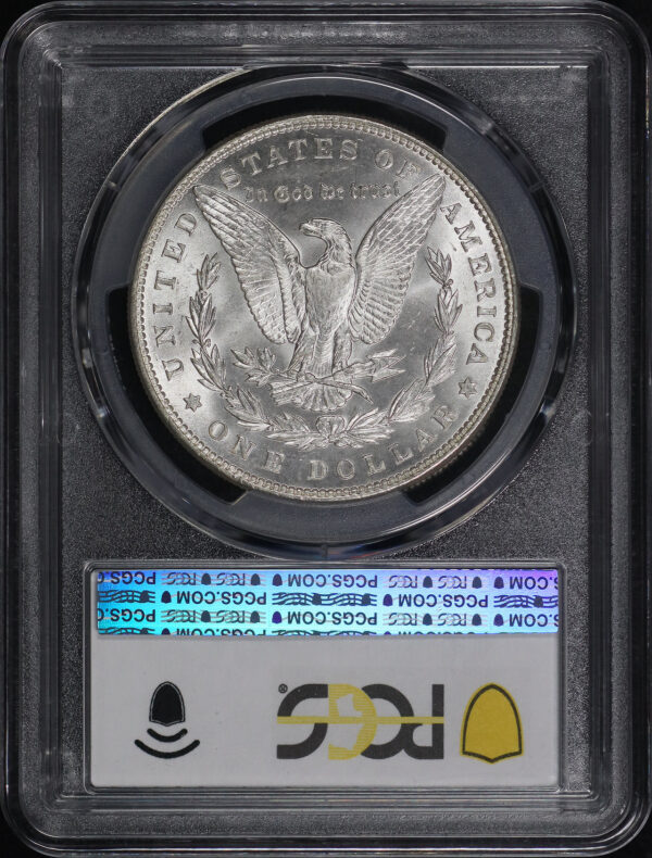 Reverse of this 1887 Morgan Dollar PCGS MS-63