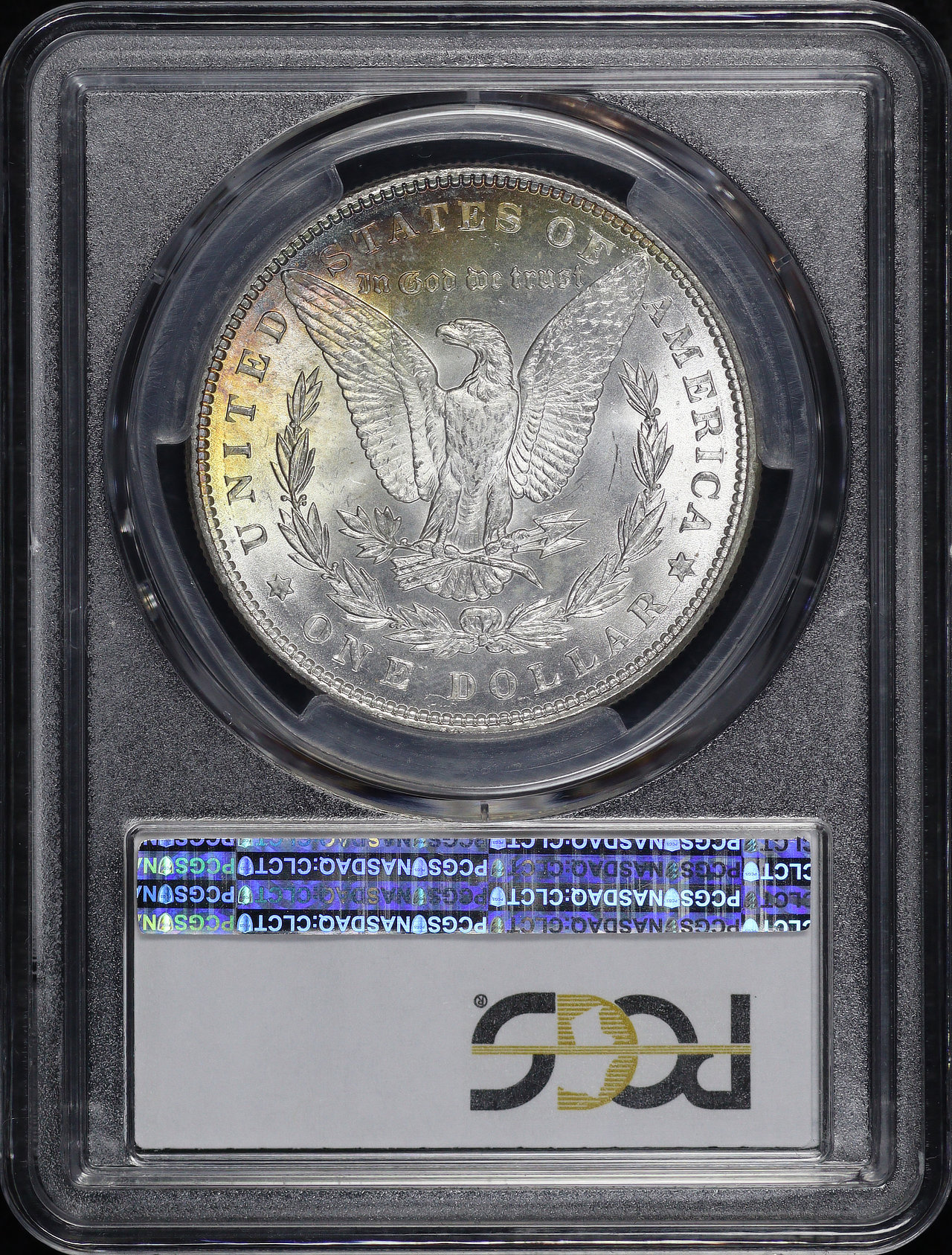 Reverse of this 1887 Morgan Dollar PCGS MS-63
