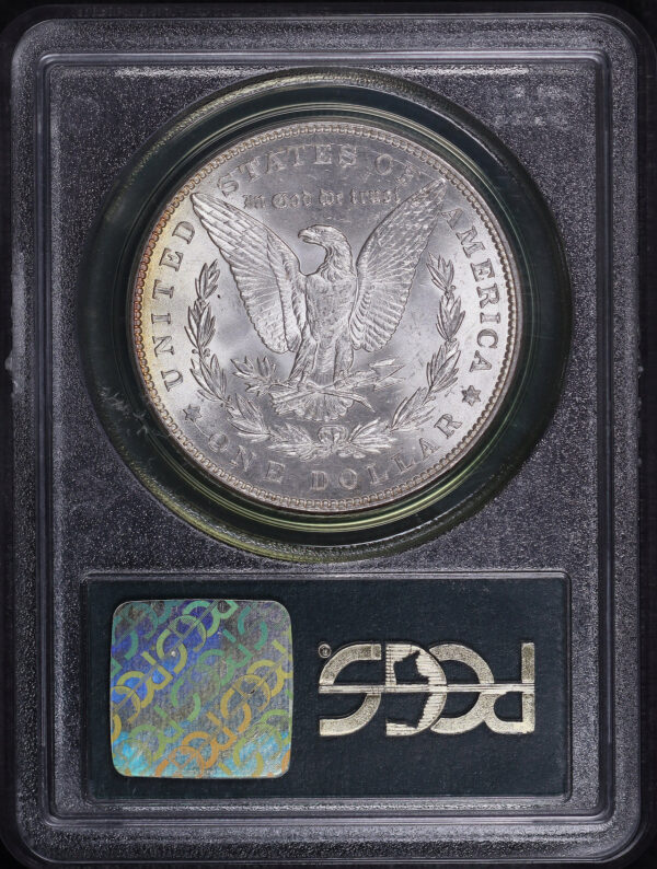 Reverse of this 1887 Morgan Dollar PCGS MS-64 Old Green Holder