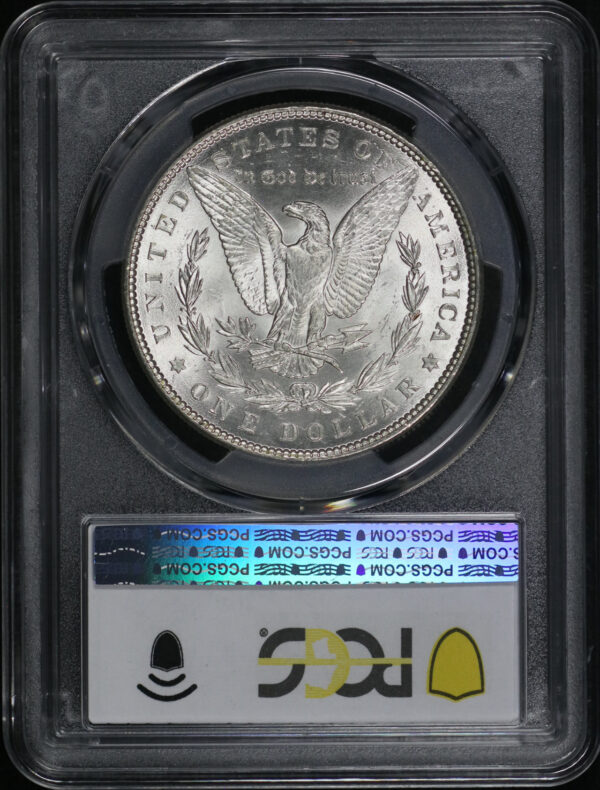 Reverse of this 1887 Morgan Dollar PCGS MS-64