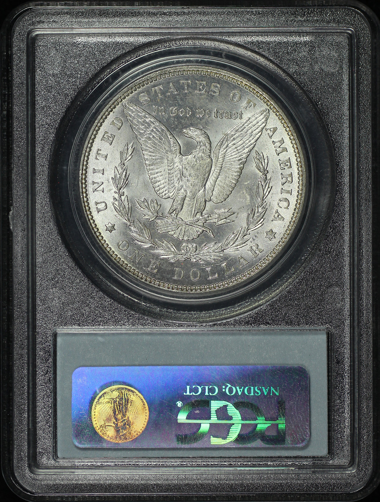 Reverse of this 1887 Morgan Dollar PCGS MS-65
