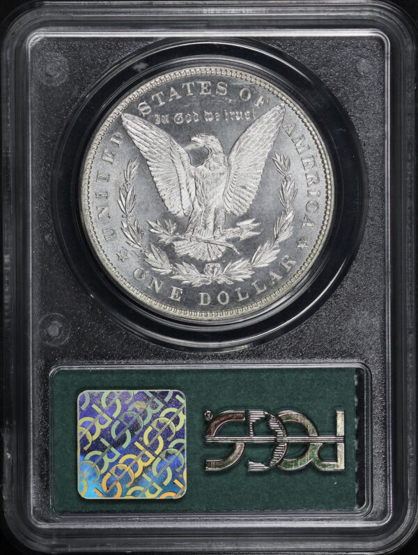 Reverse of this 1887 Morgan Dollar PCGS MS-63 PL