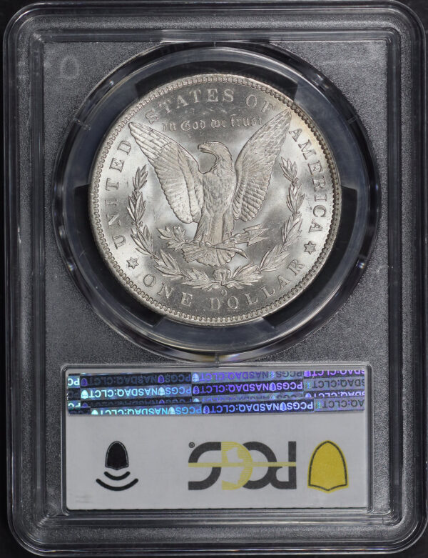 Reverse of this 1887-O Morgan Dollar PCGS MS-64