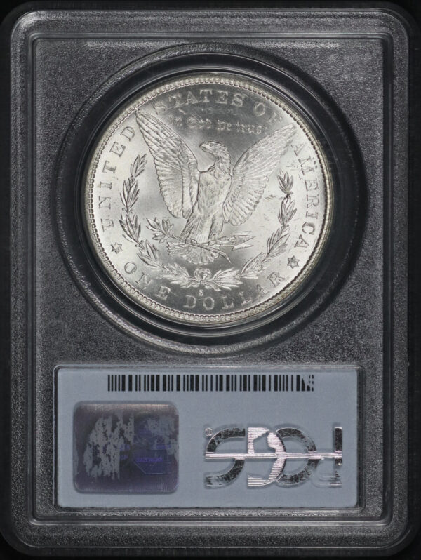 Reverse of this 1887-S Morgan Dollar PCGS MS-64