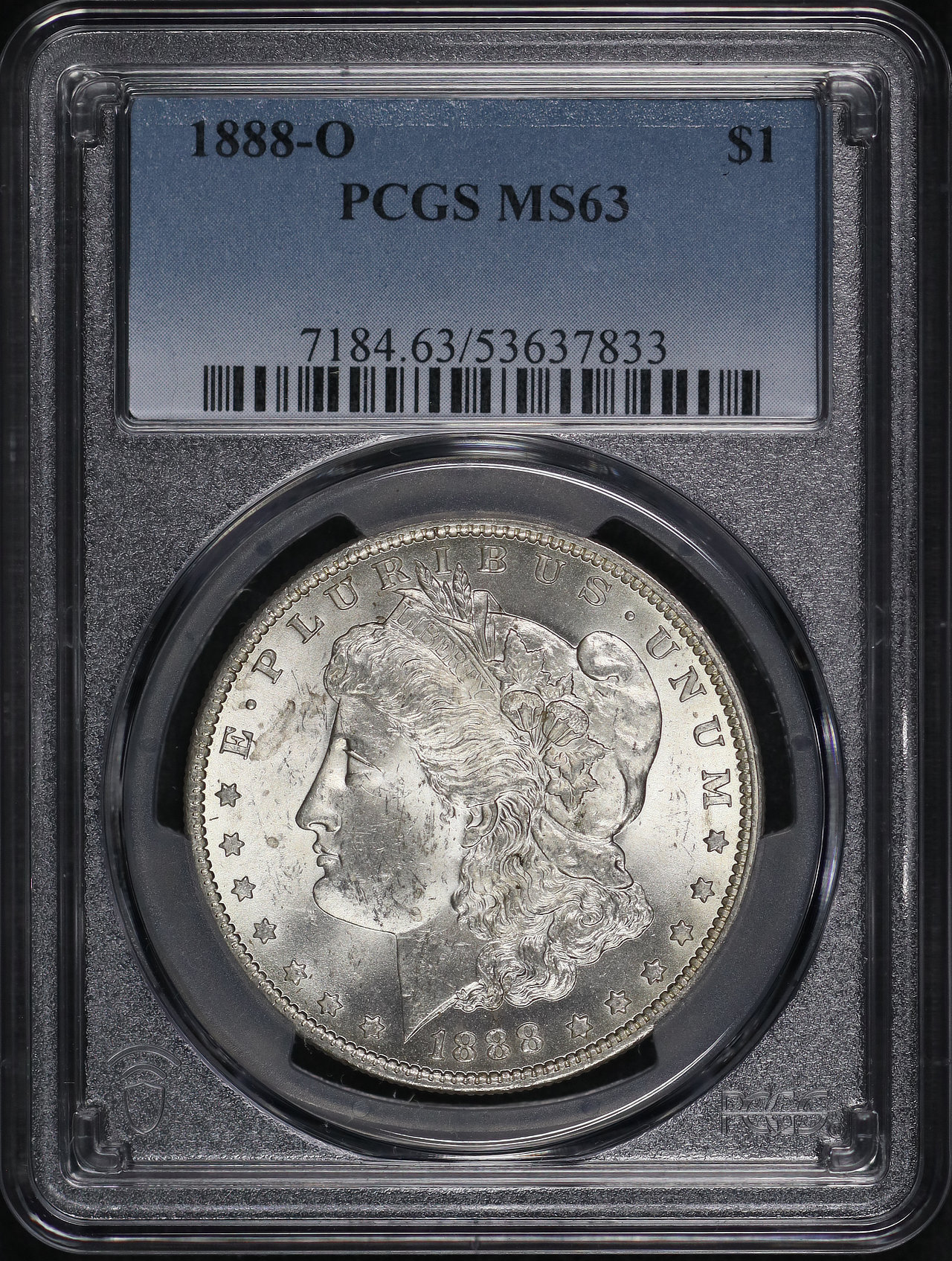 Obverse of this 1888-O Morgan Dollar PCGS MS-63