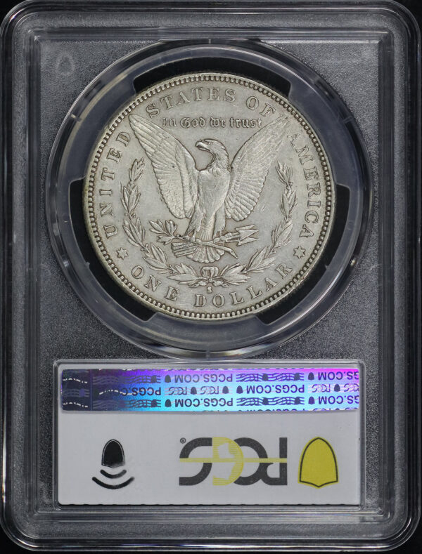 Reverse of this 1888-S Morgan Dollar PCGS AU-50