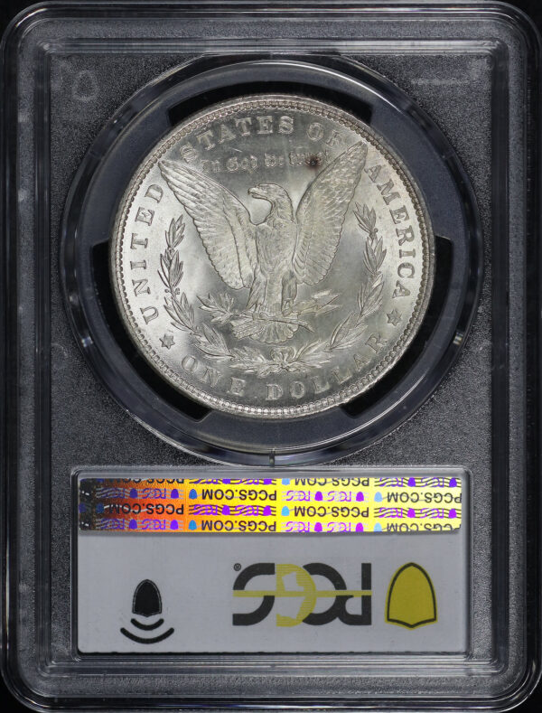 Reverse of this 1889 Morgan Dollar PCGS MS-64