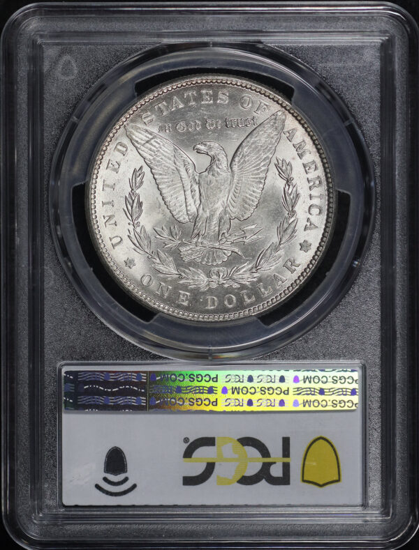 Reverse of this 1889 Morgan Dollar PCGS MS-65
