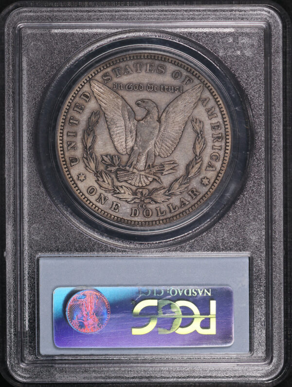 Reverse of this 1889-CC Morgan Dollar PCGS XF-40