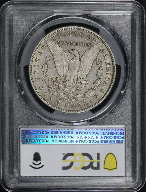 Reverse of this 1890-CC Morgan Dollar PCGS VF-30