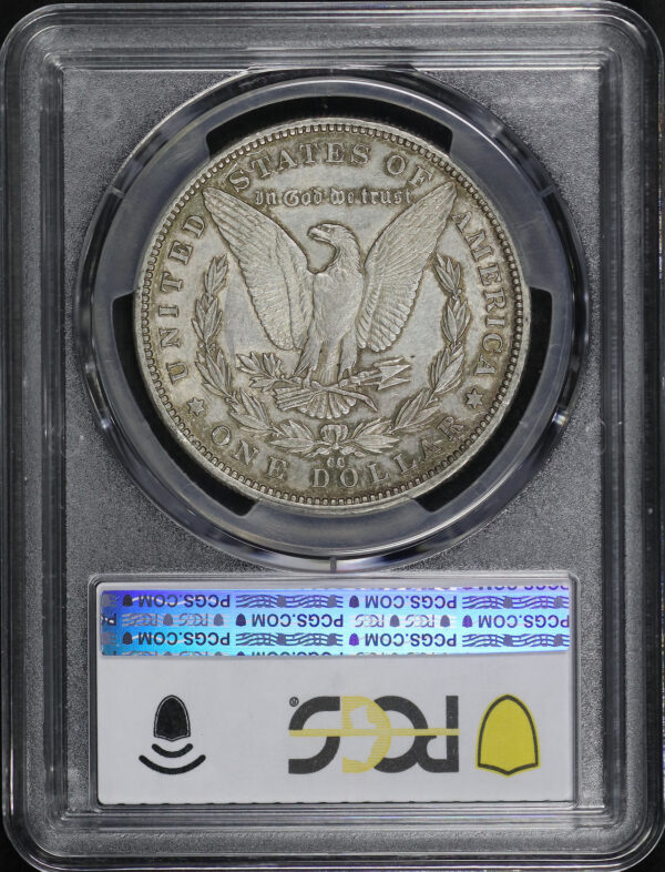 Reverse of this 1890-CC Morgan Dollar PCGS XF-40
