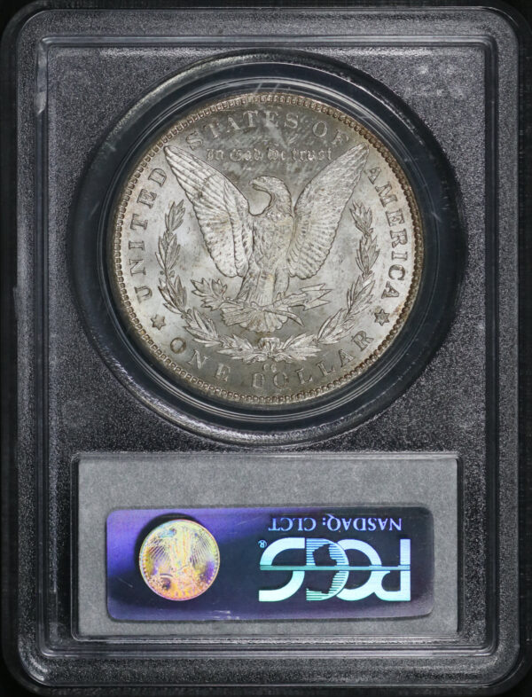 Reverse of this 1890-CC Morgan Dollar PCGS MS-62 Carson City Collection 
