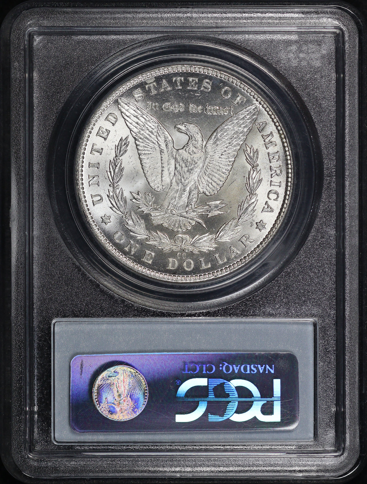 Reverse of this 1890-CC Morgan Dollar PCGS MS-63