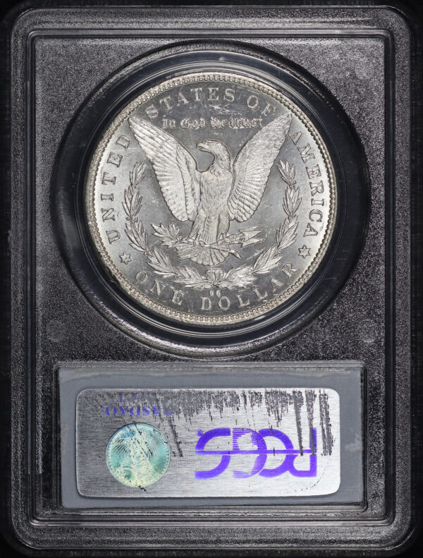 Reverse of this 1890-CC Morgan Dollar PCGS MS-64 PL CAC