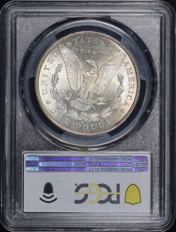 Reverse of this 1890-S Morgan Dollar PCGS MS-65