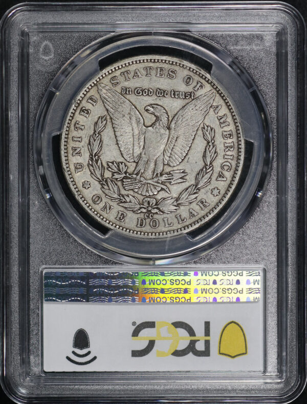 Reverse of this 1891-CC Morgan Dollar PCGS XF-40