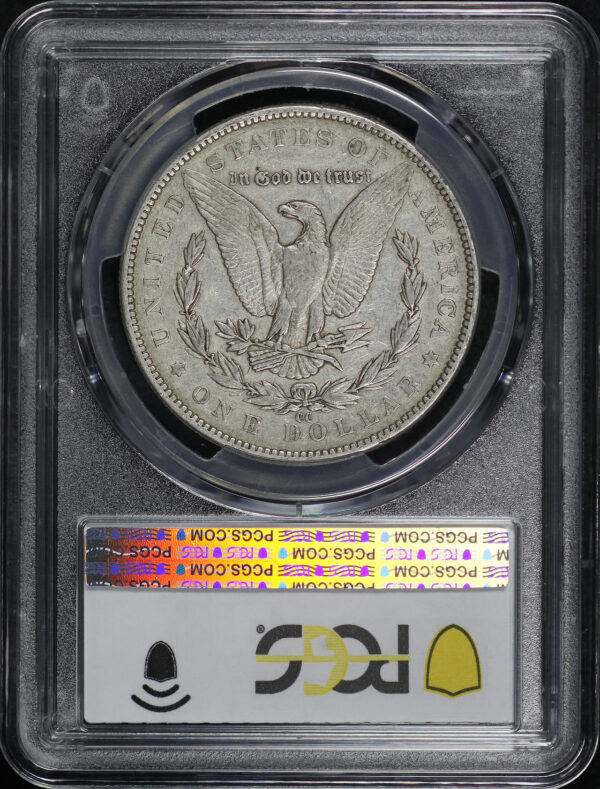 Reverse of this 1891-CC Morgan Dollar PCGS XF-45