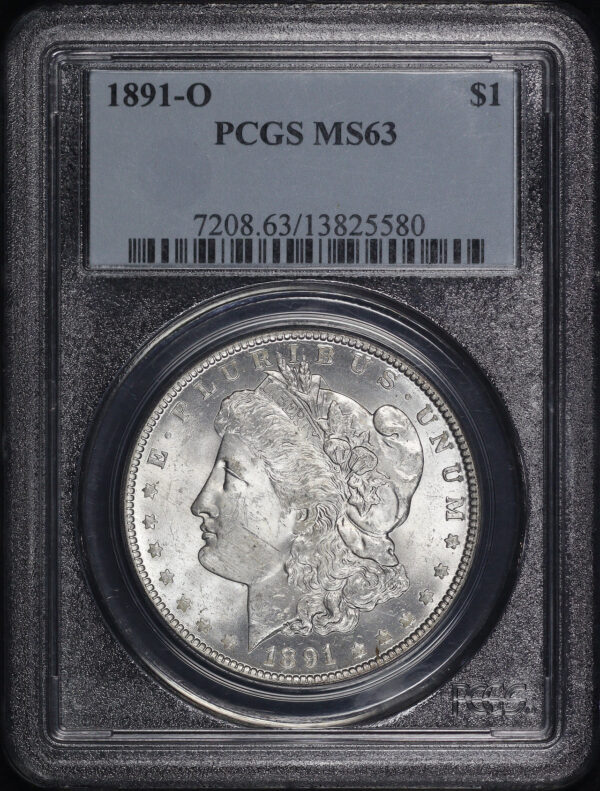 Obverse of this 1891-O Morgan Dollar PCGS MS-63