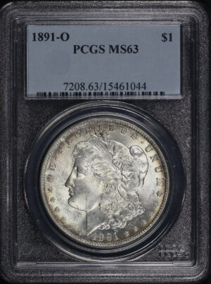 Obverse of this 1891-O Morgan Dollar PCGS MS-63