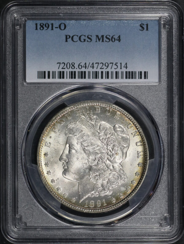 Obverse of this 1891-O Morgan Dollar PCGS MS-64