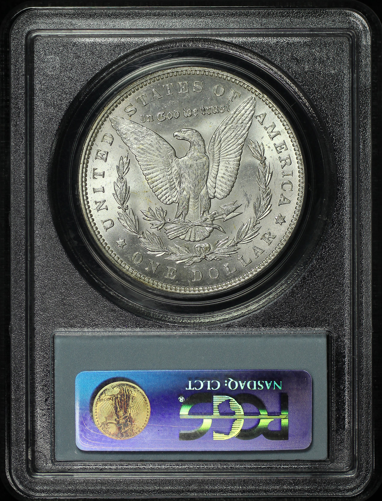 Reverse of this 1892 Morgan Dollar PCGS MS-62