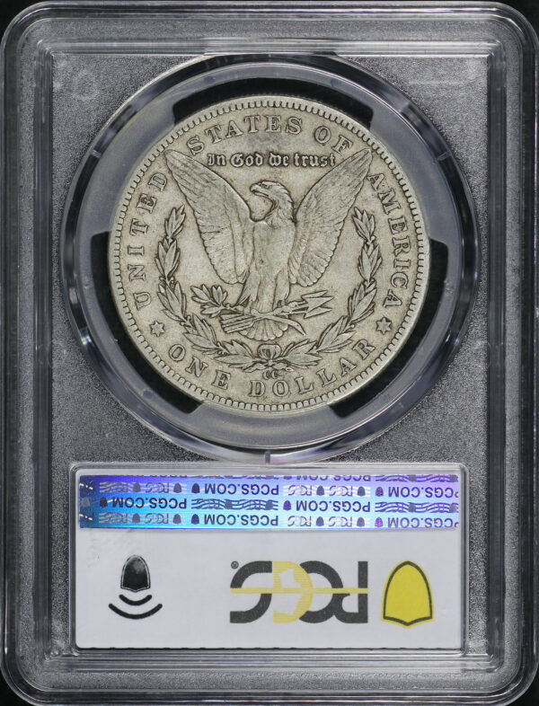 Reverse of this 1892-CC Morgan Dollar PCGS F-12