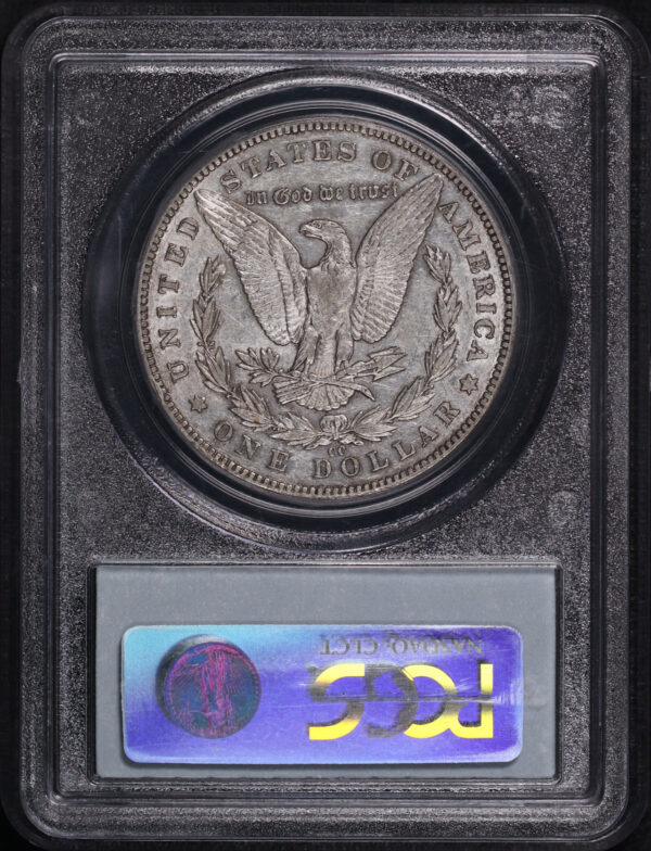 Reverse of this 1892-CC Morgan Dollar PCGS XF-45
