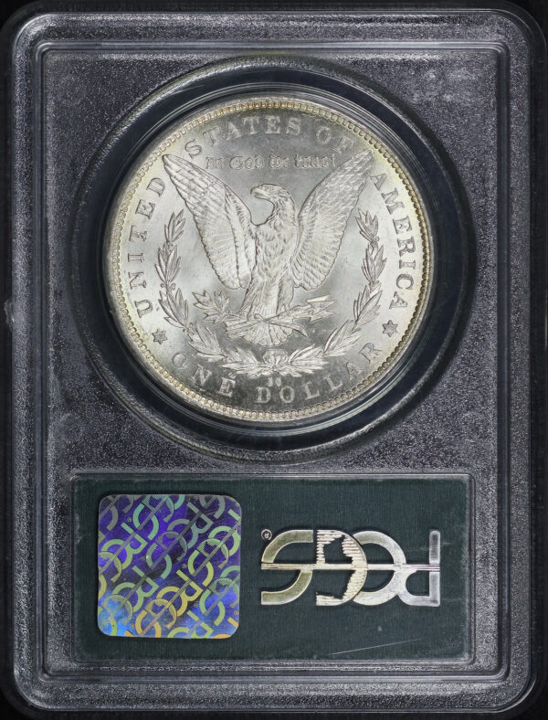 Reverse of this 1892-CC Morgan Dollar PCGS MS-65