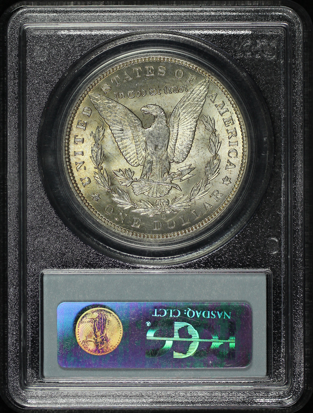 Reverse of this 1892-O Morgan Dollar PCGS MS-61