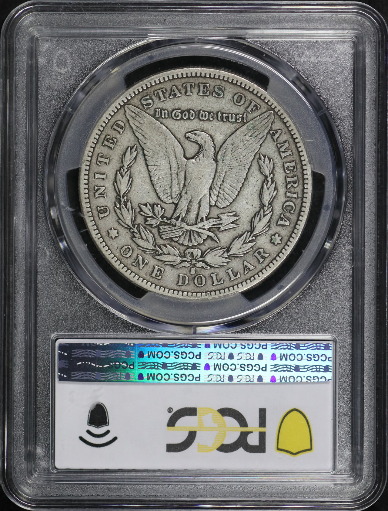 Reverse of this 1892-S Morgan Dollar PCGS F-12