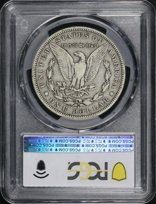 Reverse of this 1892-S Morgan Dollar PCGS F-12